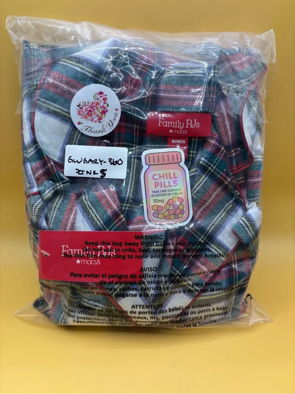 Family Pajamas new tags
